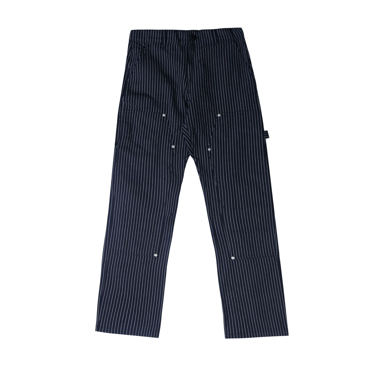 Wabash Stripe Double Knee Pants - Dark Blue