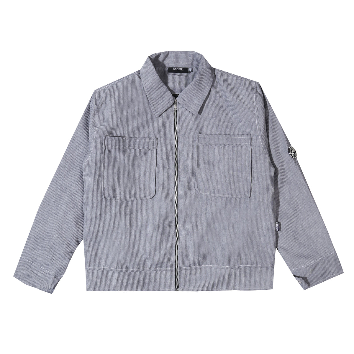 Classic Corduroy Work Jacket - Grey