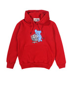 Elephant Hoodie - Red