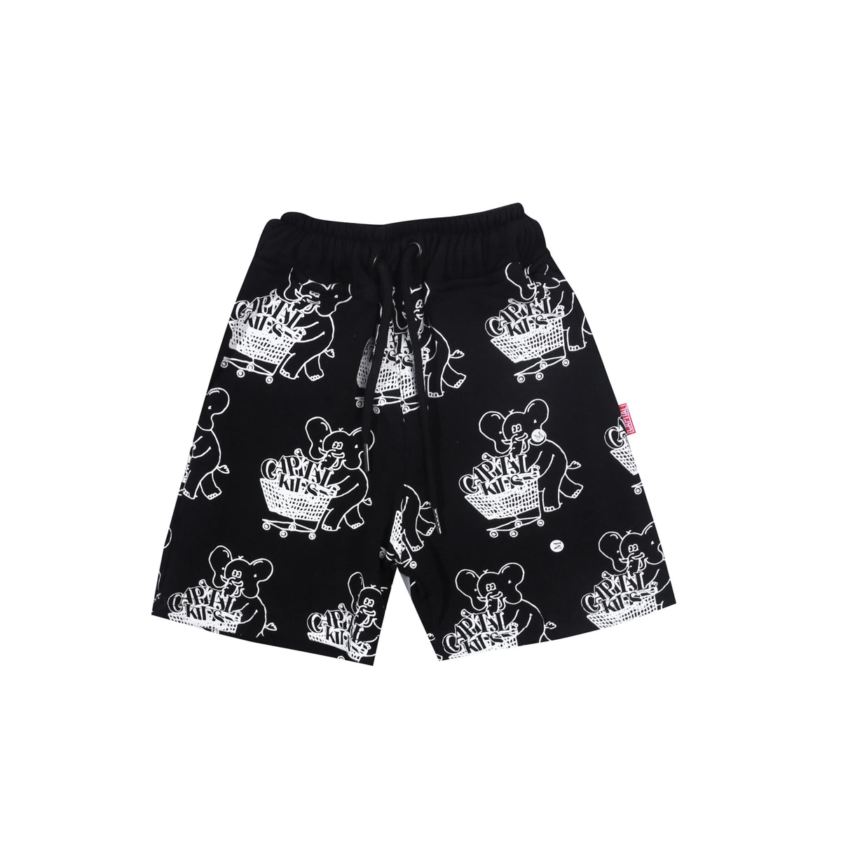 All Over Print Short - Black