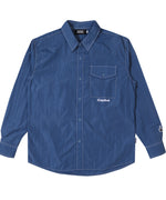 Crinckle shirt - Blue
