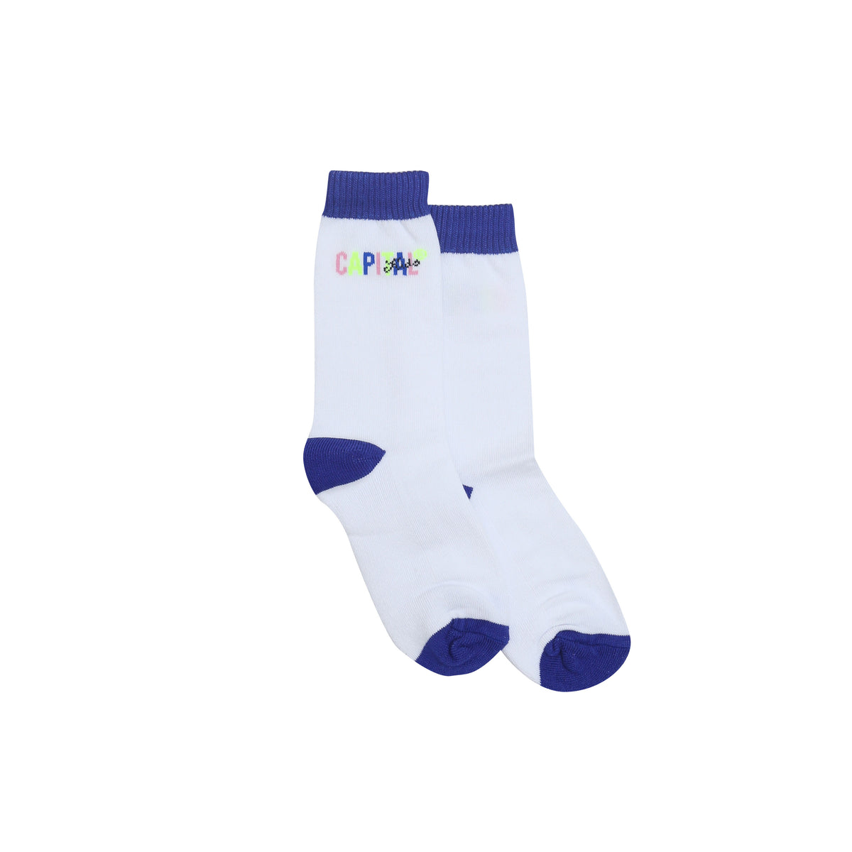 Logo Colors Sock - White