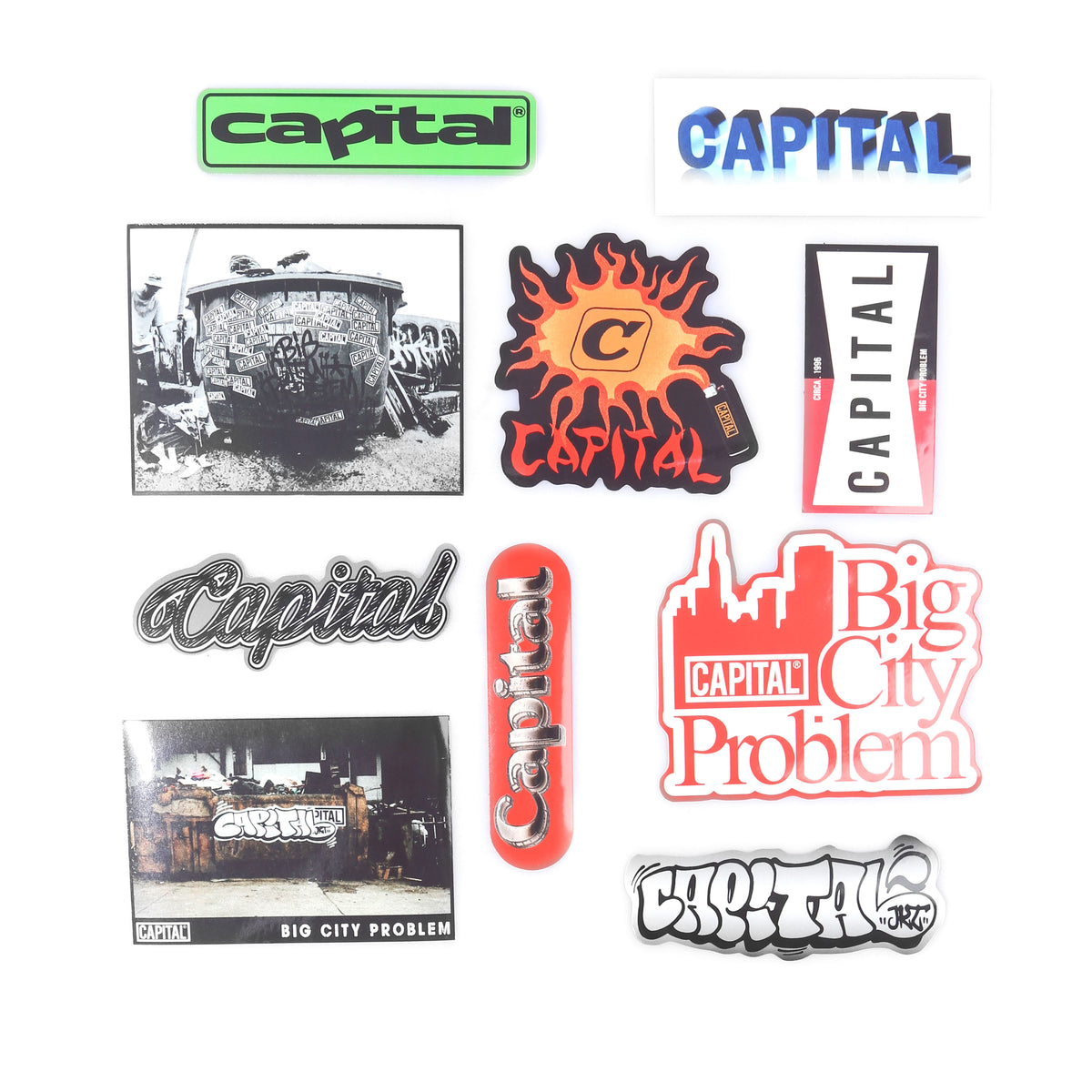 Capital City Problem - Sticker Pack