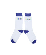 Logo Colors Socks - White