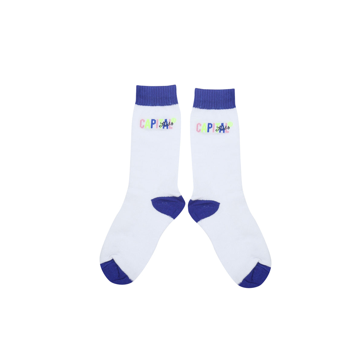Logo Colors Sock - White
