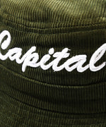 Capital Corduroy Bucket Hat - Green