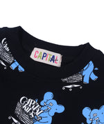 Elephant All Over Print - Black