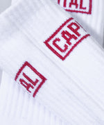 Capital Logo Sock - White