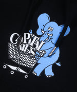 Elephant Hoodie - Black