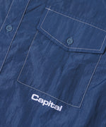 Crinckle shirt - Blue