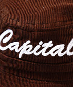 Capital Corduroy Bucket Hat - Brown