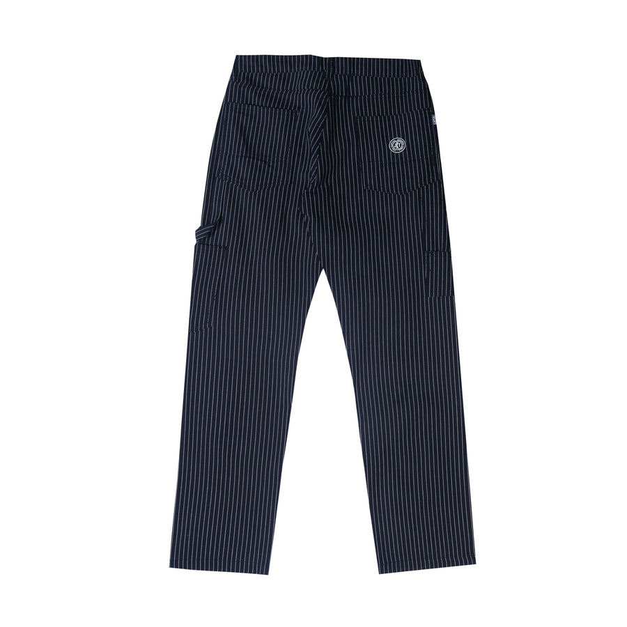 Wabash Stripe Double Knee Pants - Dark Blue