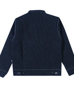 Wabash Stripe Work Jacket - Dark Blue