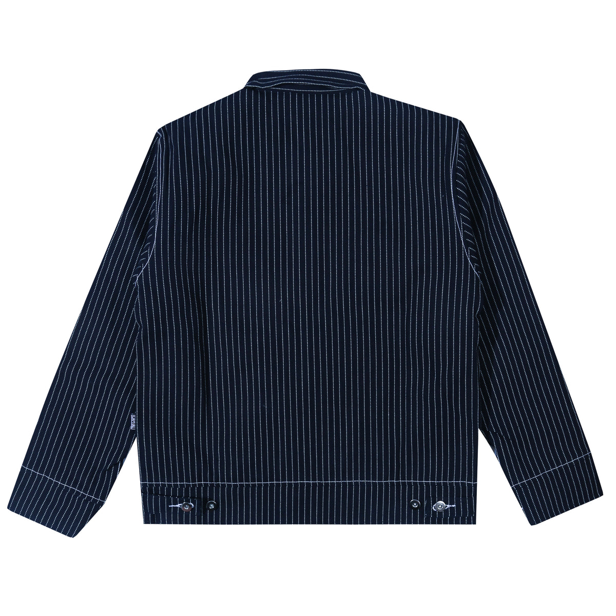 Wabash Stripe Work Jacket - Dark Blue