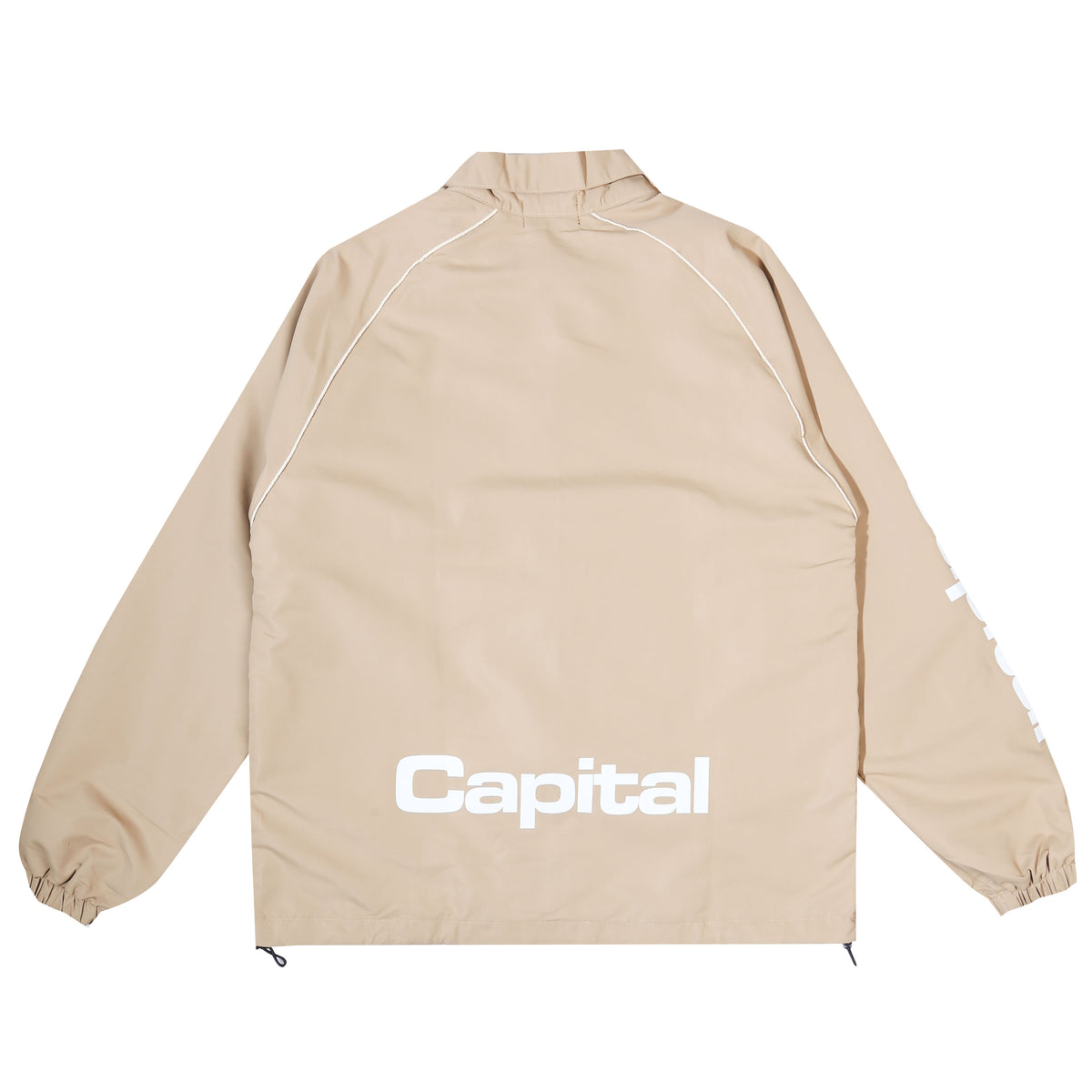 Capital Piping Line Track Jacket - Cream