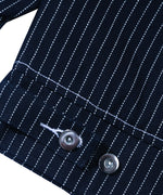 Wabash Stripe Work Jacket - Dark Blue